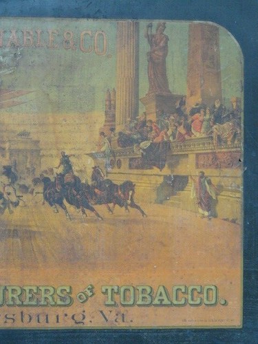 Vintage Tobacco Advertising Sign SW Venable & Co Petersburg VA Early Original - Picture 5 of 12