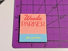 Edie Parker Weedie Parker matches rare Matchbook rare