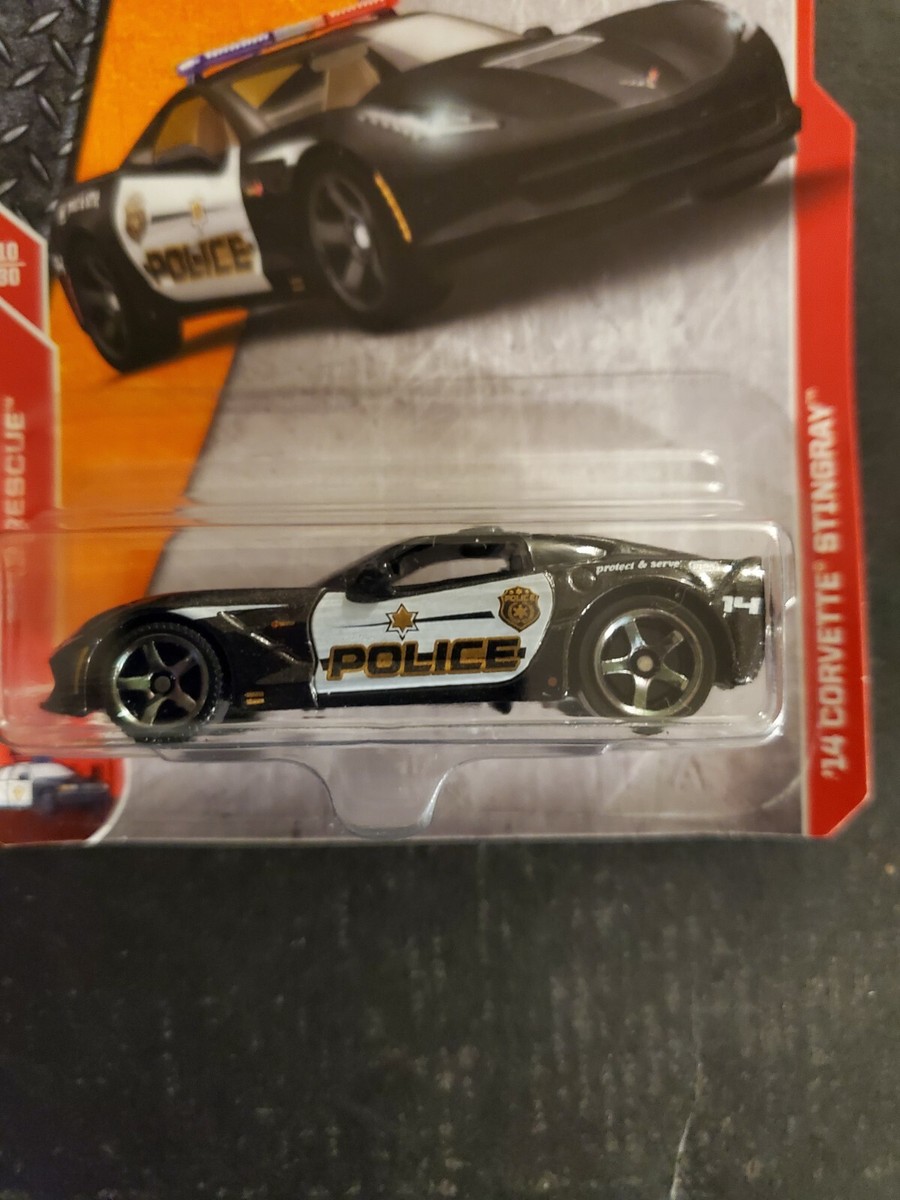 2018 Matchbox MBX Rescue 10/30, '14 Corvette Stingray Police