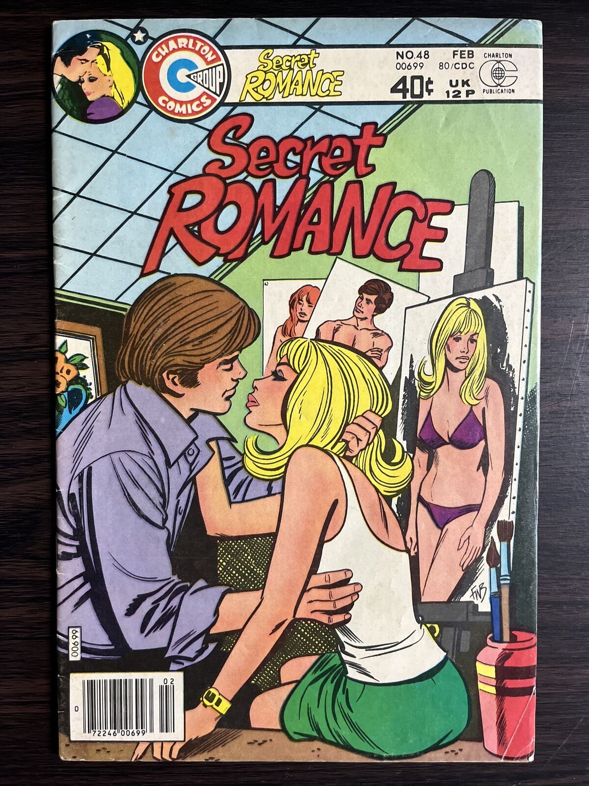 Secret Romance #48 CHARLTON COMICS 1980 Bronze Age