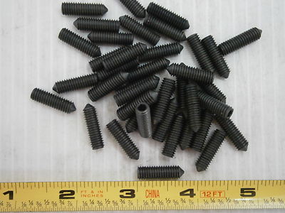 Set Screw M6 x 20 Socket Cap Cone Point DIN 914 Alloy Steel Lot of 25 #2061