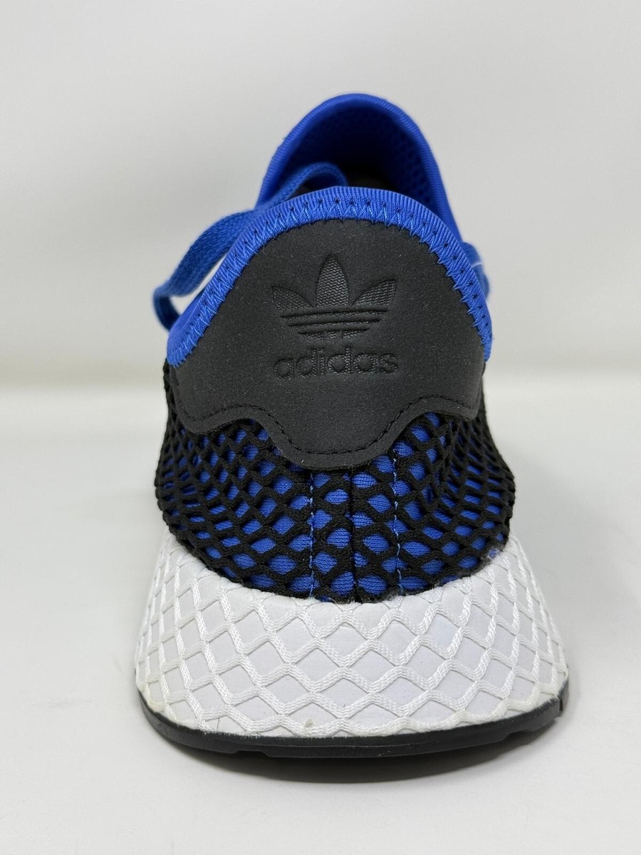 Adidas Deerupt Runner Men's Size 10 Blue Black Casual Shoes B41764