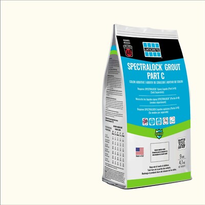 Laticrete Spectralock Grout Part C Powder, Full Unit   Bright White, 9 lb