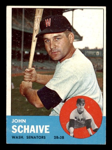 1963 Topps Baseball #356 John Schaive EX *e1