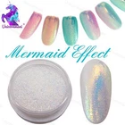 MERMAID EFFECT Pigment NAILS ART POWDER DUST IRIDESCENT Trend Glitter Mirror 5g