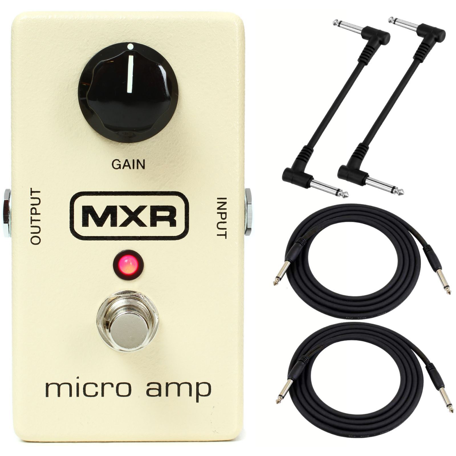 MXR M133 Micro Amp Gain/Boost Effects Pedal with Cables | eBay