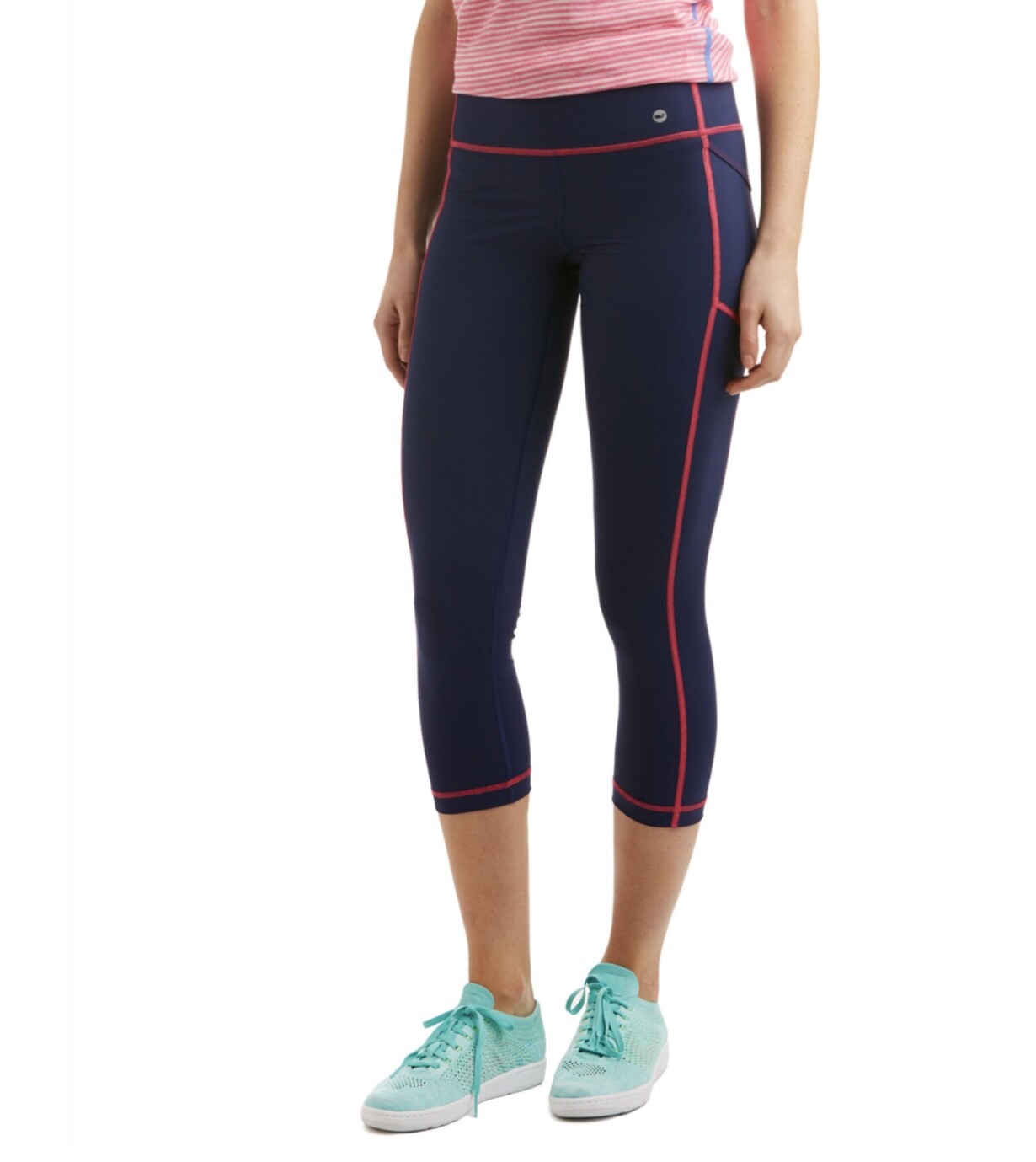 Vineyard Vines Solid Performance Crop Leggings Wo… - image 1