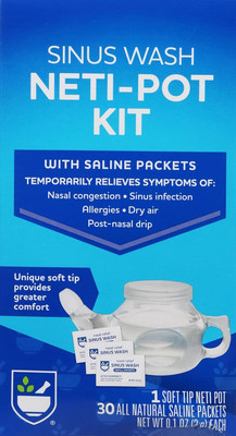 Nasal Rinse Kit with 30 Salt Packets - 1 Kit
