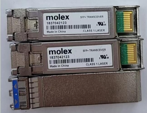 Module émetteur-récepteur Molex 50pcs SFP+ 1837042123 MOLEX SFP+ 10G 1310NM 1.4KM - Photo 5/6
