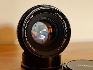 Konica Hexanon AR 50mm f1.7 Lens F16-EE Version - Japan - M594