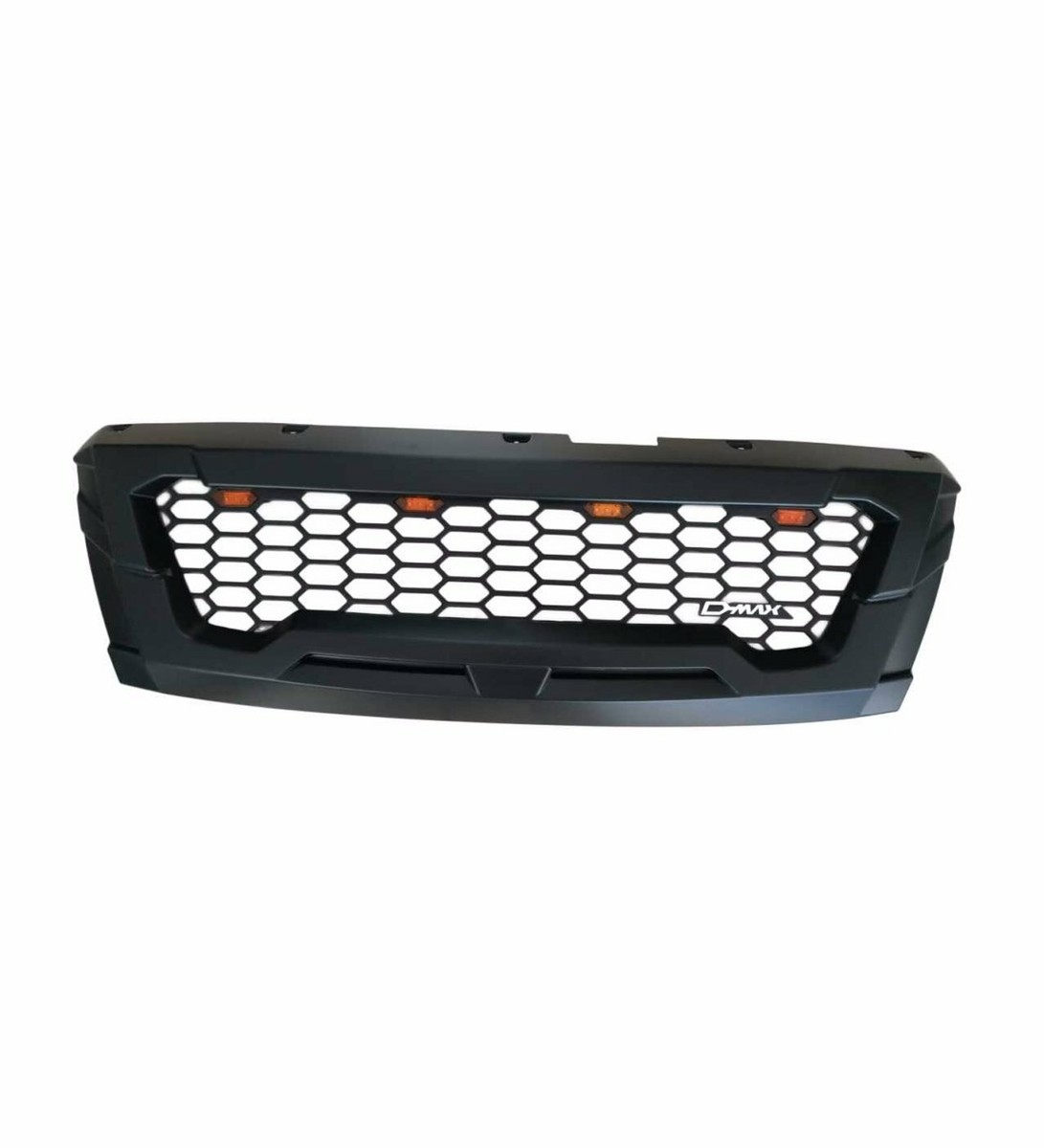 FOR ISUZU D-MAX FRONT MATTE BLACK GRILLE WITH LED GRILL COMB