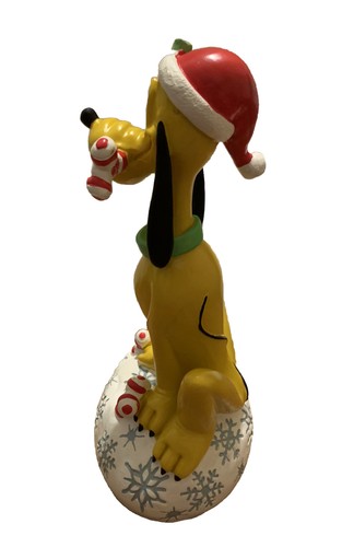 Disney Navidad Plutón Santa Figura con Sombrero de Santa Figura Grande Estatua 9.5 pulgadas - Imagen 3 de 10