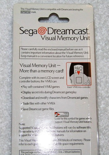 Official Sega Dreamcast Clear Red VMU Memory Card HKT-7000 Brand New Sealed! - Picture 12 of 12