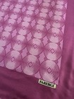 New w/Tag Fabergé Silk Scarf Square Pink Disc Gem Flower Design — photo 3