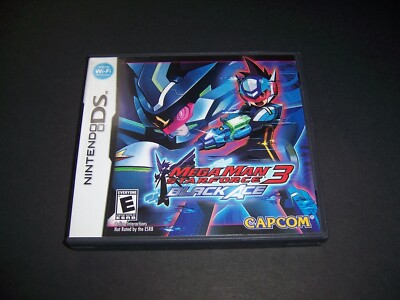 Authentic Original Box Case ONLY for MEGA MAN 3 STARFORCE BLACK ACE Nintendo DS