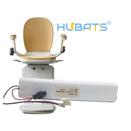 Acorn 80 Bison 80 Brooks 80 replacement battery NiCd 5000mAh 12v for