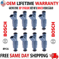 Oem Bosch 8 Pieces Hp Upgrade Fuel Injectors For 2006 2007 Jeep Commander 4.7l