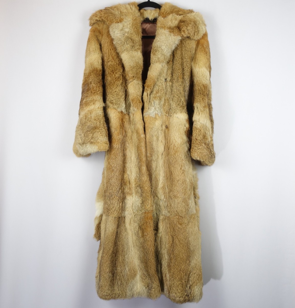 Vintage City Furs Authentic Rabbit Fur Long Overcoat w/ Fur Vintage City Furs Authentic Rabbit Fur Long Overcoat w/ Fur