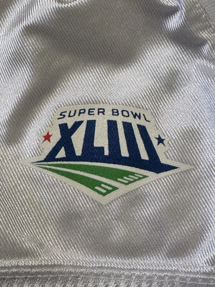 Camiseta Reebok #39 Parker Youth Lg 14–16 NFL Steelers Super Bowl XLII 17,5x27 - Imagem 4 de 4