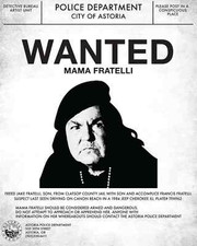 Goonies Mama Fratelli Wanted Poster Flyer/Poster Prop/Replica 💥CLEARANCE💥