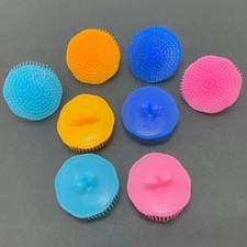 HAIR SHAMPOO BRUSH SCALP CLEAN MASSAGE MASSAGER COMB HEAD CARE SALON 2 PCS