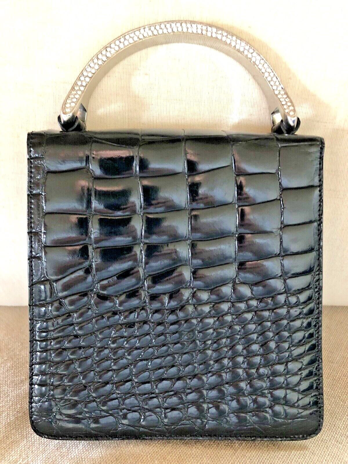 Brooks&Brothers Genuine alligator with silver toned j… Gem