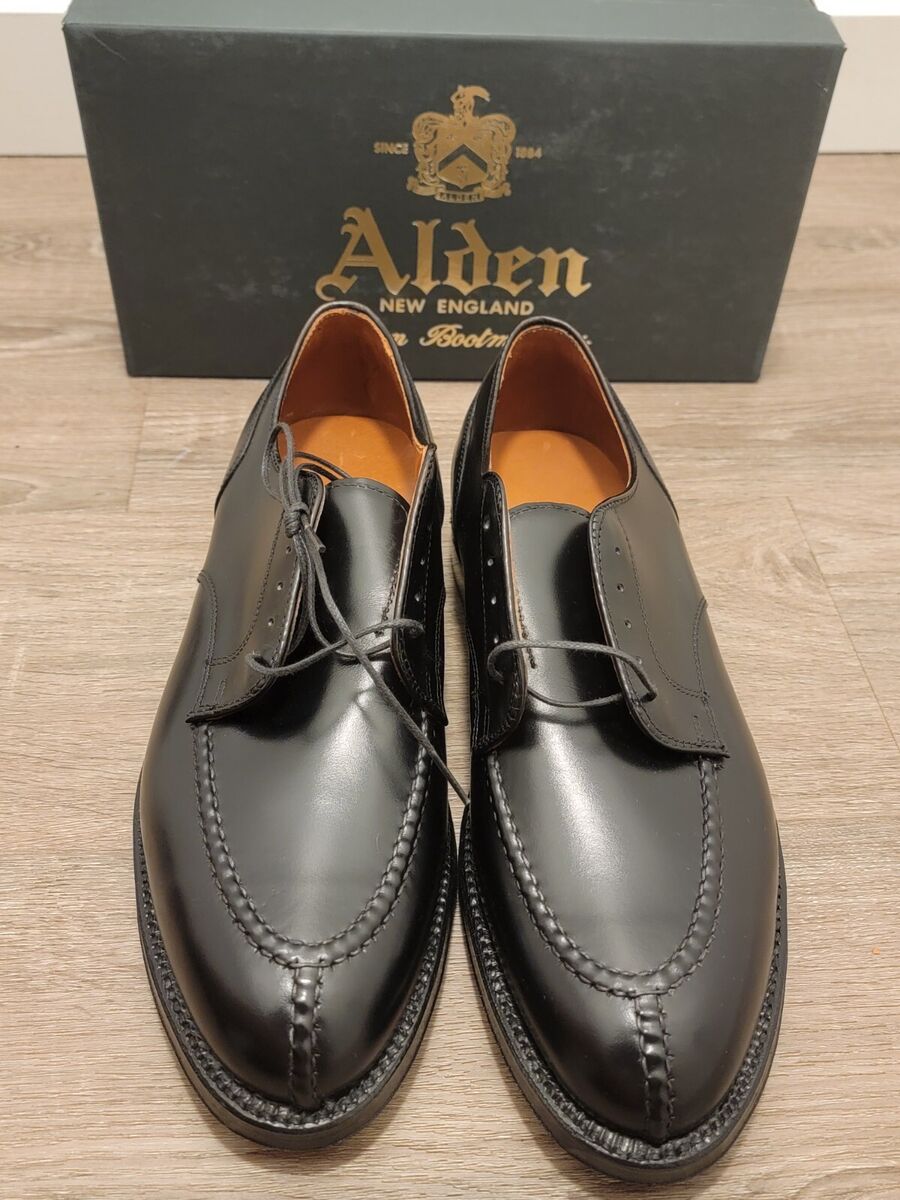 NEW w BOX Alden 961 Norwegian Split Toe Blucher- Black NEW w BOX Alden 961 Norwegian Split Toe Blucher- Black