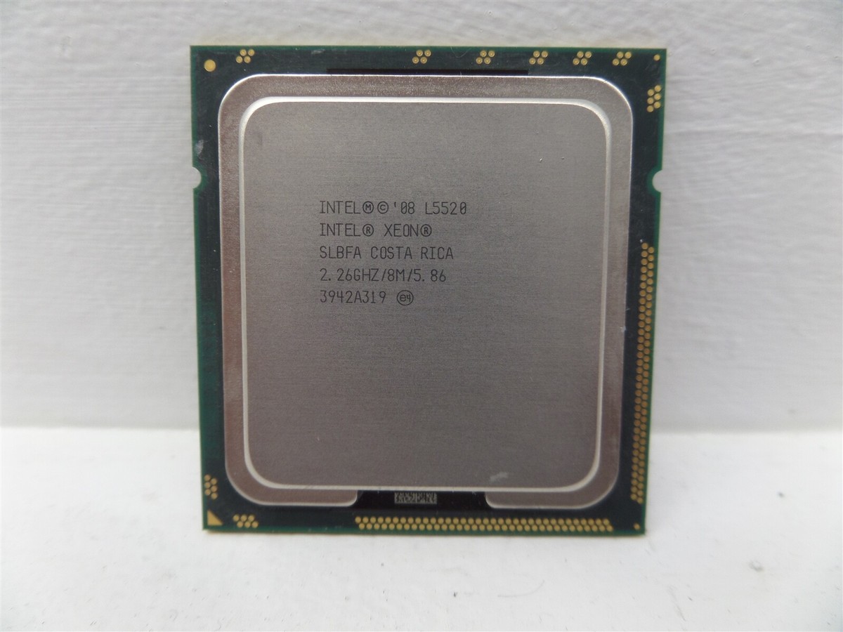 Lot of 8 - Intel SLBFA Xeon L5528 Quad-Core 2.26GHz 8MB Server CPU