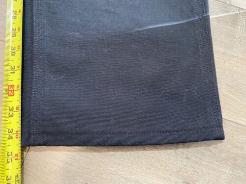 Pantalones de trabajo Carhartt B-01 para hombre 34x34 pato doble frente negros peto - Imagen 7 de 10