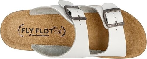 Ciabatte donna estive FLY FLOT plantare sughero fibbie regolabili punta aperta - Foto 3 di 3