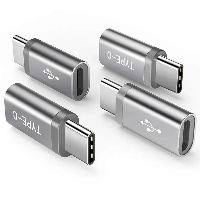 4x Micro USB Female to Type C Male Converter USB-C Adapter Converter Adapter UK - Image 3 of 4