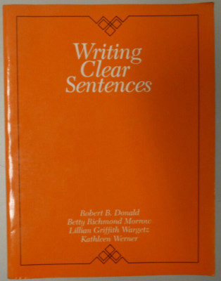 Writing Clear Sentences - Softcover Y5-2355