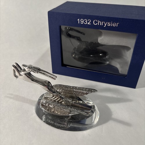 Chrysler 1932 Signature Models Hood Ornament Replica Paperweight