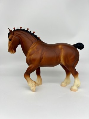 Breyer #80 Matte Bay Clydesdale Stallion