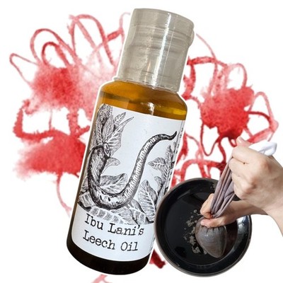 LEECH OIL IBU LANI manhood massage oil; low volume, small batch quality 30ml