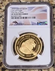 2023 G. Britain 1 oz Gold Lion and Eagle NGC PF70 UCAM FDI Mercanti Signed