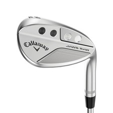 LEFT HANDED CALLAWAY JAWS RAW CHROME SAND WEDGE 54 -10  BOUNCE J GRIND STEEL W