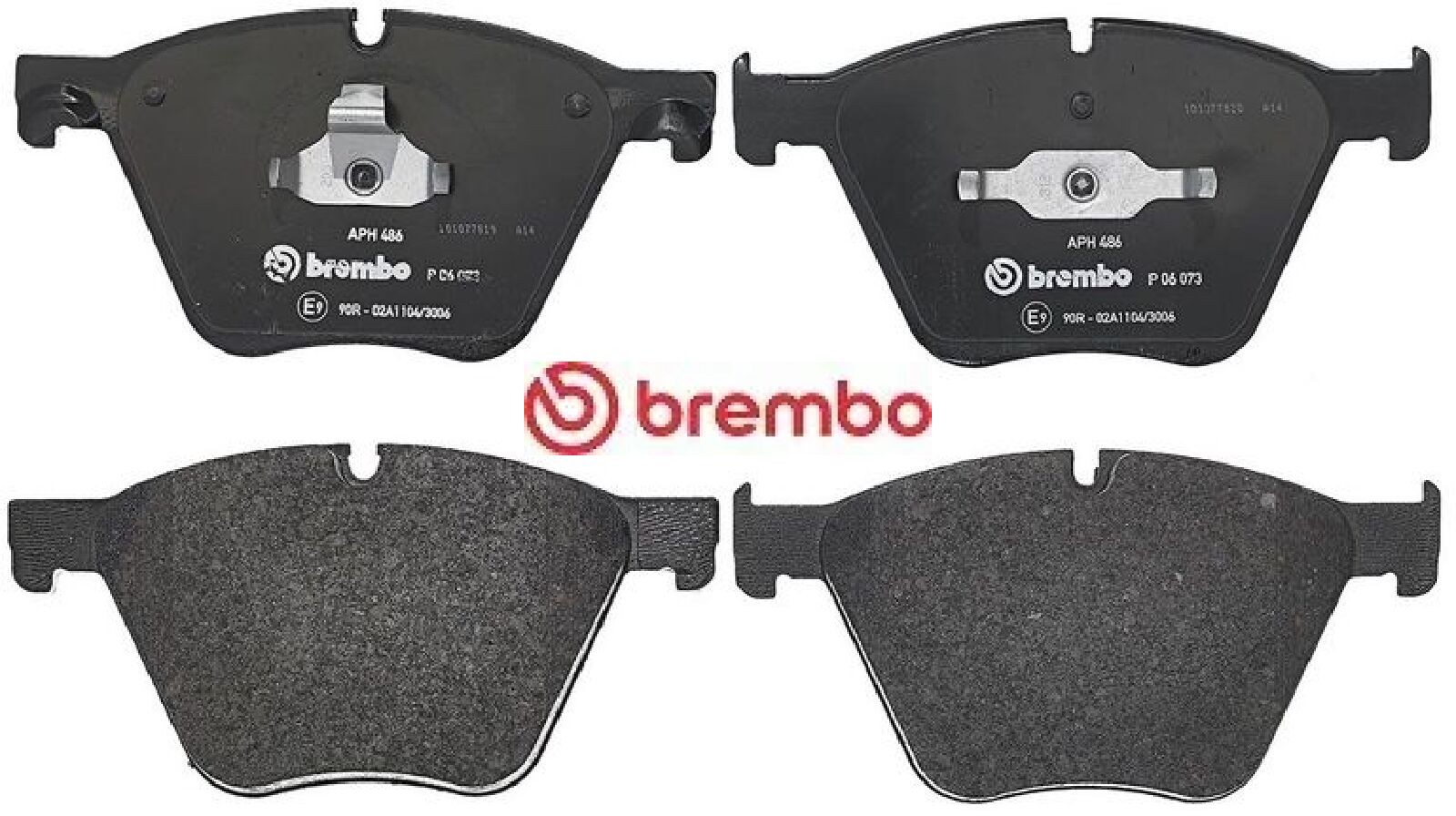 Für BREMBO P 06 073 HAM PADS. FRONT BMW 7 F01,F02,F03,F04 09- FRONT - Bild 3