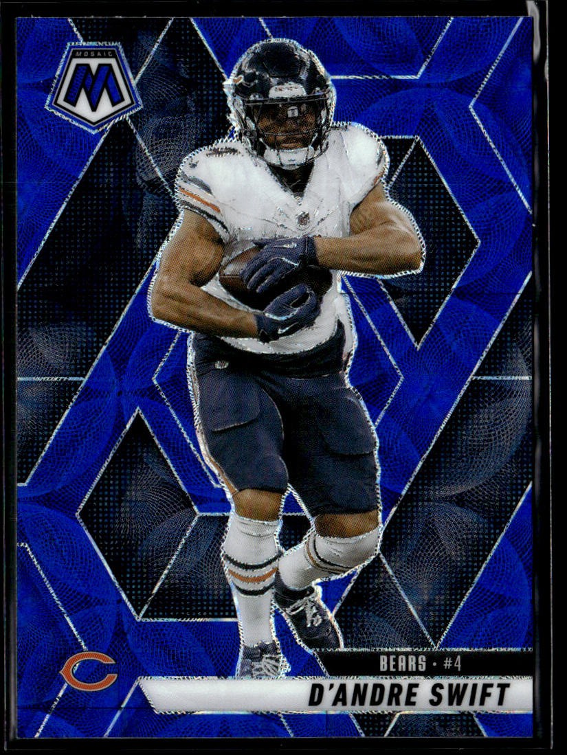 2025 Panini Mosaic #213 D'Andre Swift Blue Scope