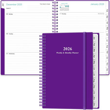 2026 Planner - Planner 2026 from January 2026 - December 2026, Weekly  Monthly