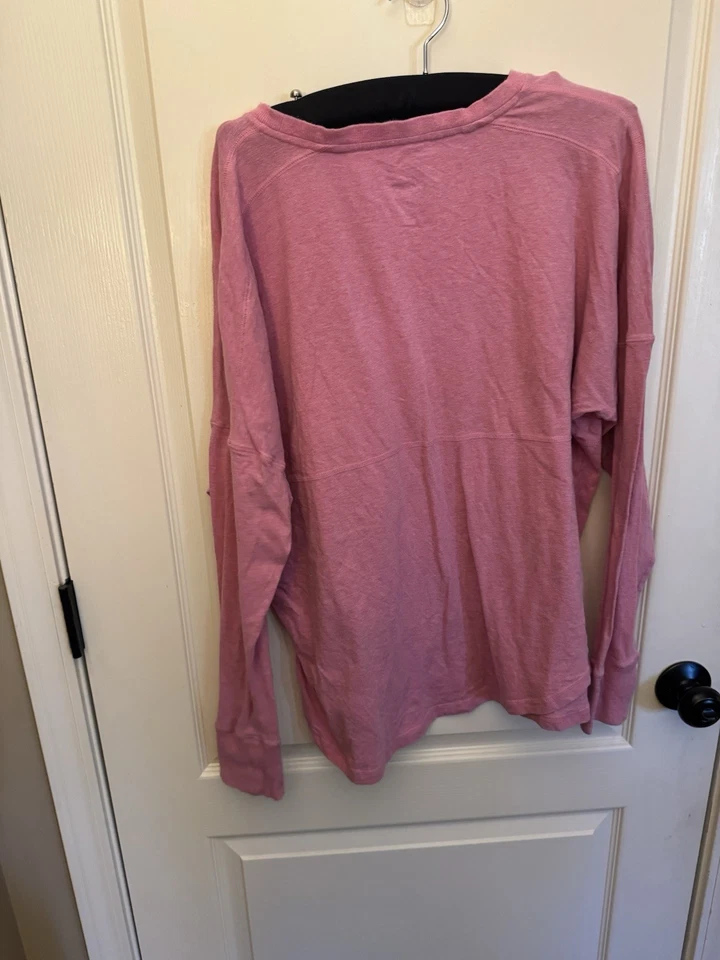 Camisa Mizuno DryLite Para Hombre XL Roja Manga Larga Cuello Redondo Rendimiento Manga Larga Foto 2 de 4