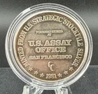 1981 US Assay Office Strategic Mint San Francisco Bullion-0.999 Silver 1 Oz Coin