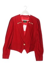 JULIUS LANG Woll-Blazer Damen Blazer Gr. DE 42 rot klassischer Stil