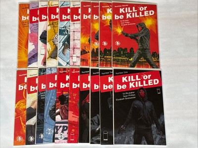 KILL OR BE KILLED, Brubaker & Phillips, Complete Series #1-20- Mature Image