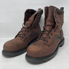 Red Wing Mens Brown Work Boots Steel Toe EH D...