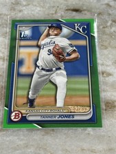 Tanner Jones 2024 1st Bowman 🟢Green Border /99 #BP-195 Royals