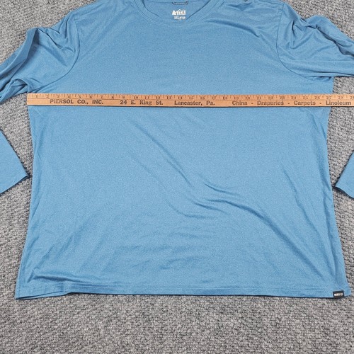 REI Co-op Mens XXL Long Sleeve Crew Neck Athletic T-Shirt Blue Performance - Picture 4 of 7