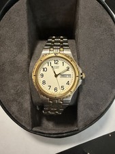 Citizen Mens Quartz Two-Tone Day/Date Analog Two-Tone Wristwatch