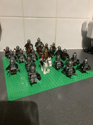 Lord Of The Rings Hobbit Rohan Toy Mini Figures Custom Lego Horse Model ...