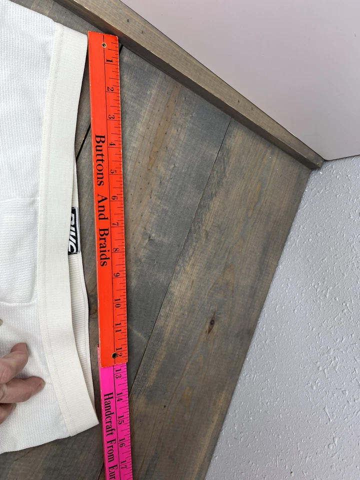 Pantalones Cortos Deportivos L Marca BIKE De Colección Para Hombre Blancos EE. UU. Foto 3 de 3